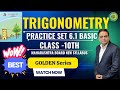 Trigonometry Practice Set 6.1 Class 10 Maharashtra Board New Syllabus Part 1