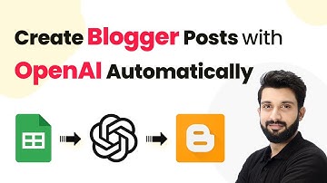 How to Automatically Create Blogger Posts with OpenAI