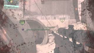 MW3: INSANE 360 CROSS MAP THROWING KNIFE!!
