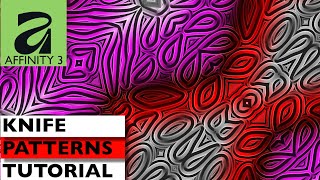 AFFINITY 3 Knife Tool Patterns | How To | Free Version