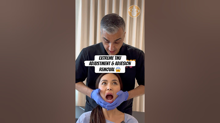 EXTREME TMJ Adjustment & Adhesion Removal @drrahim #chiropractic #shorts