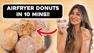 Fluffy Low Carb Donuts In Under 10 Minutes With An Airfryer!