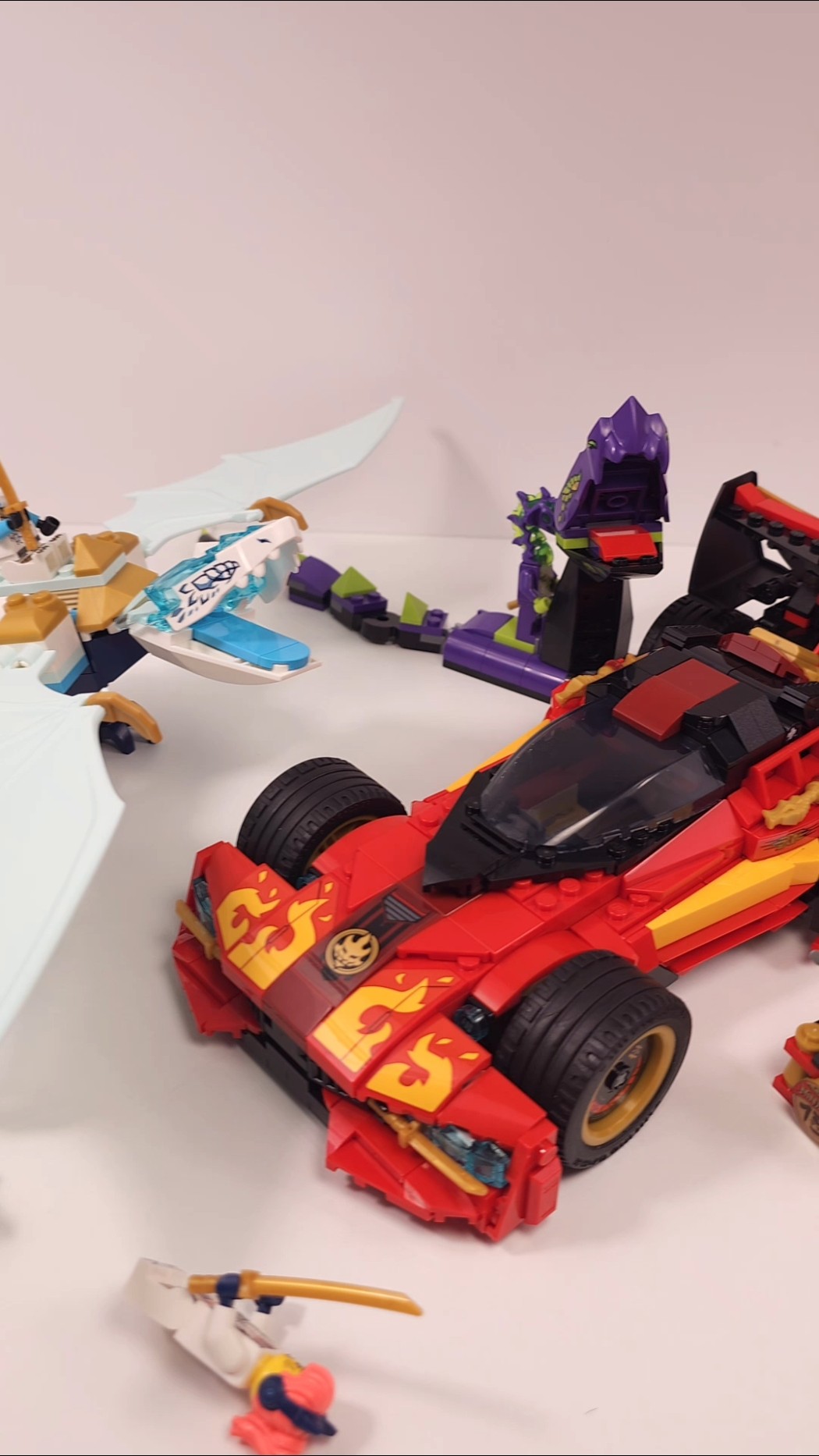 LEGO NINJAGO X-1 Ninja Charger 15th Anniversary (71867) vs Zane's