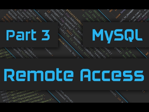 How to Enable Remote Access for MySQL Server/Database