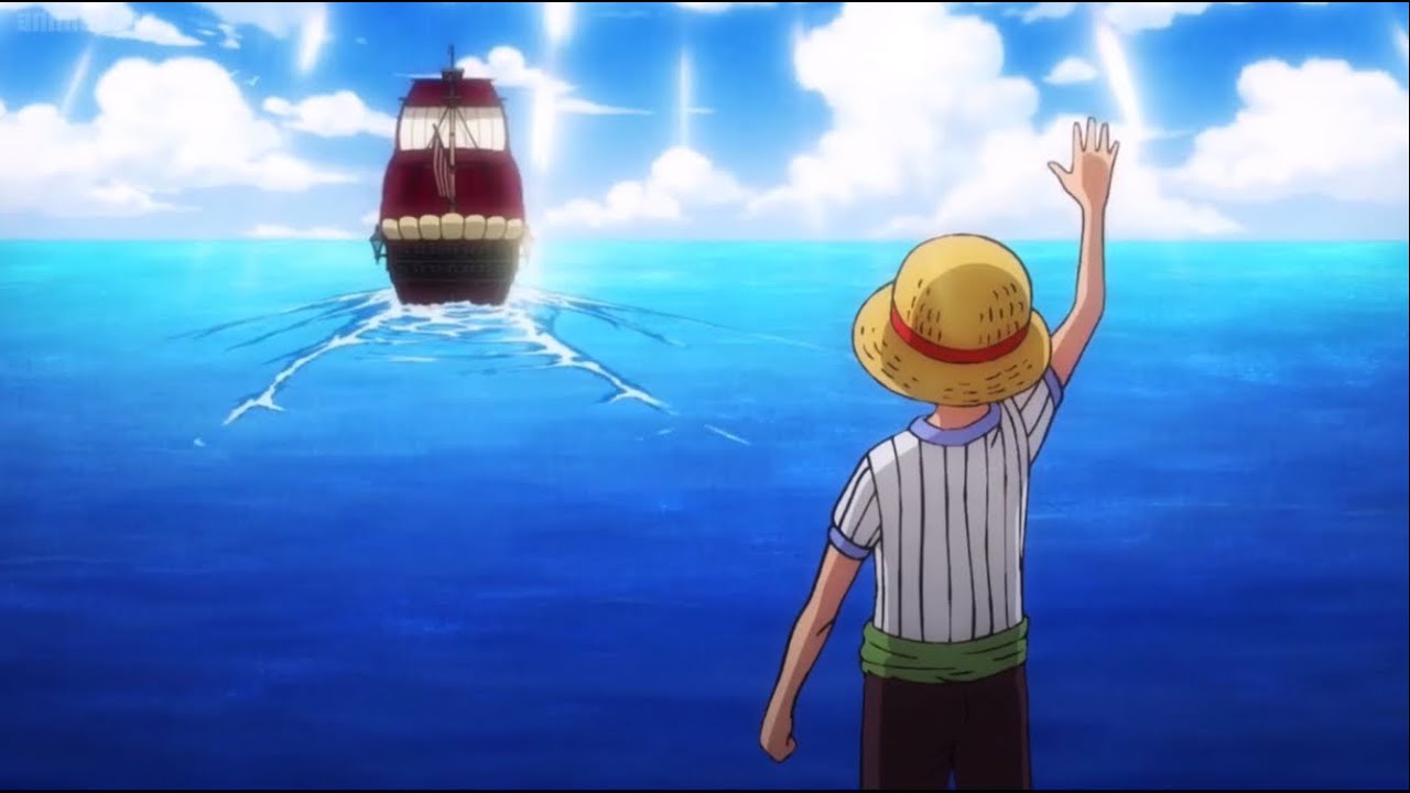 Shanks leaves Rogers crew! - One Piece - YouTube