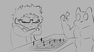 How do you beat a slugcat at chess? ANIMATION STREAM @FlightDrawz