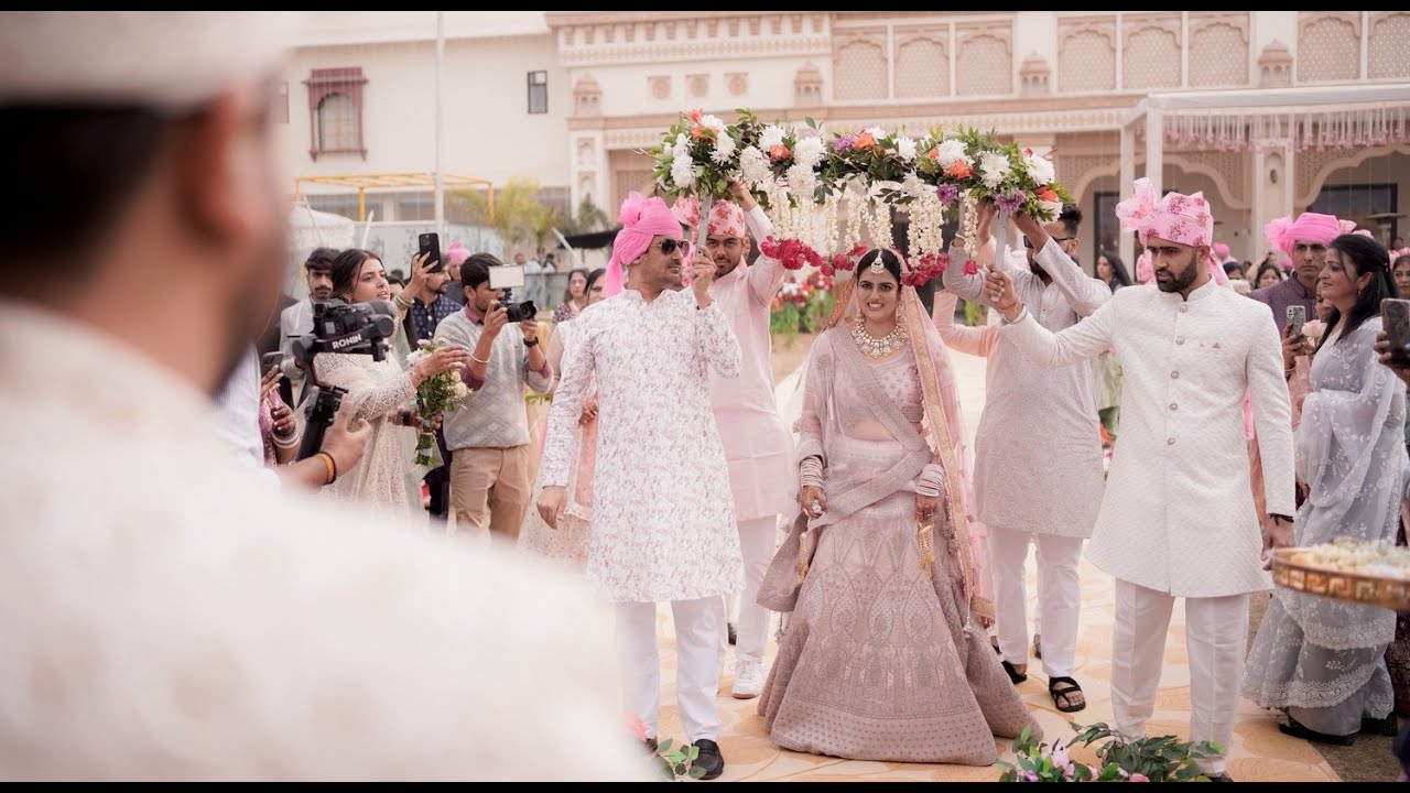 VS Filmer bride entrie, varmala