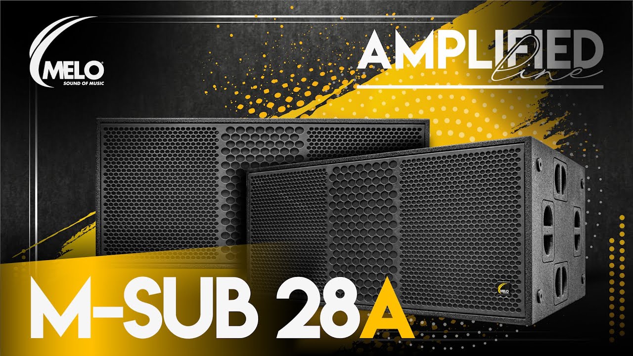 M-SUB28 Amplificado - YouTube