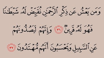 عبد الكريم الديوان سورة الزخرف