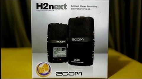 Zoom H2n Unboxing - overview - comparison mic test
