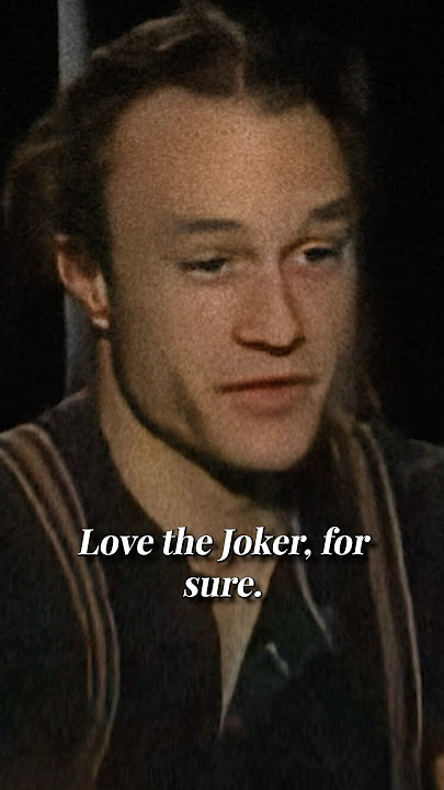 Heath Ledger’s Joker Was More Than Acting