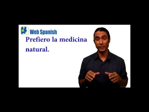 Spanish Lesson: Asking about health and giving advice.