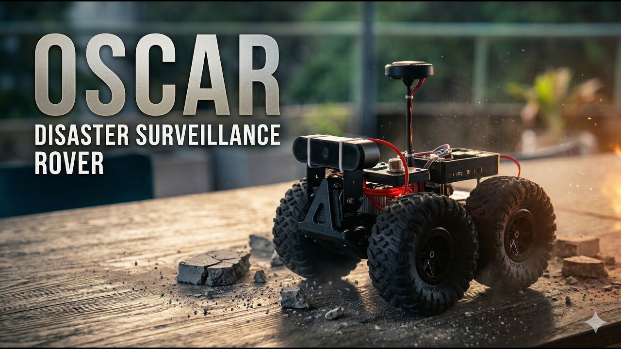 Smart Disaster Rescue Rover OSCAR - Disaster Surveillance Rover - YouTube