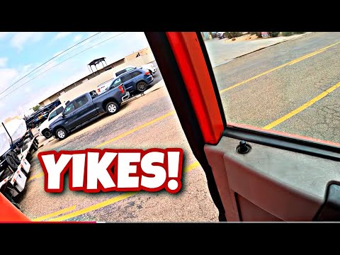 STREET BACKING WITH ALL KINDS OF OBSTACLES!