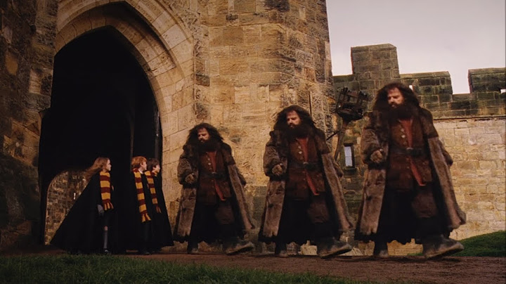 How They Made Hagrid Big