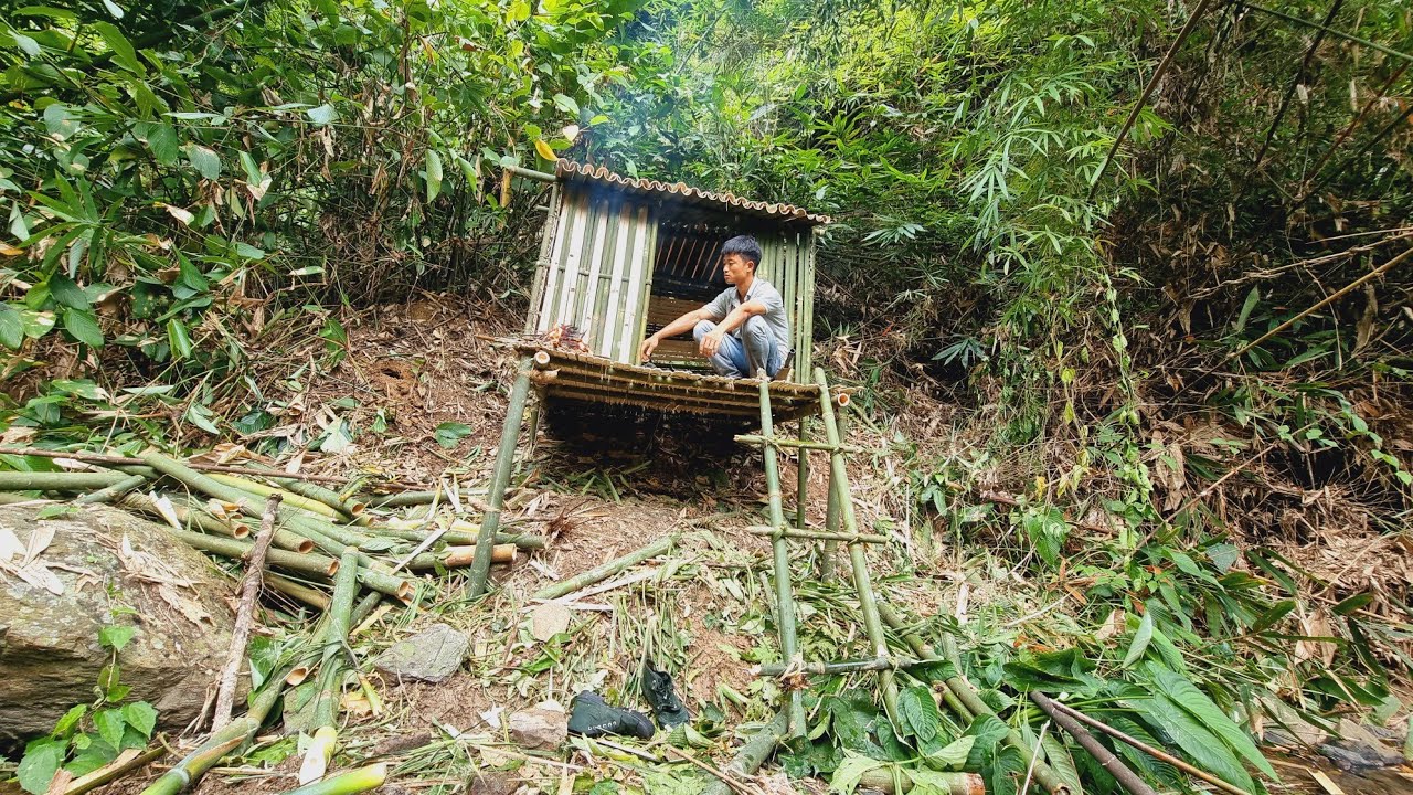 part 1 building a bamboo house in the forest alone the first paragraph ...