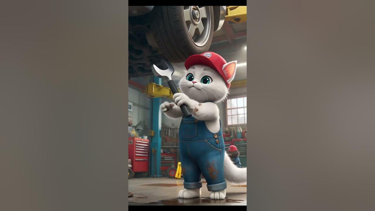 💪Fight for His Father😻 #unstoppable #challenge #artist #music #cat #song #funny #cute #disney