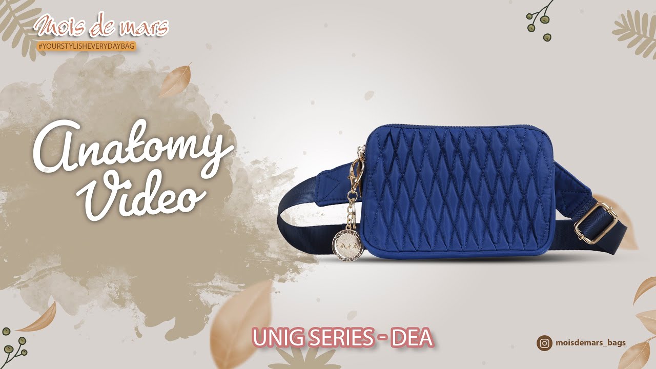 MOIS DE MARS BAGS - UniG Series - Dea - Waist Bag - Anatomy Video