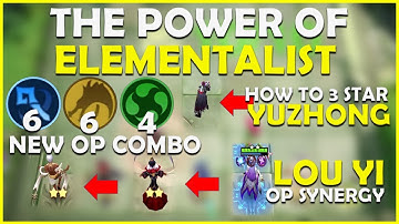 ELEMENTALIST SYNERGY PLUS 6 MAGE & 6 DA | BEST SYNERGY FOR LOU YI | MAGIC CHESS BEST SYNERGY