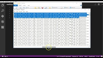 Node.js A to Z - Video 11: Reading & Writing Files