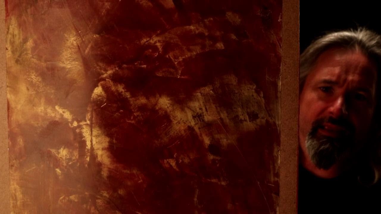 Roasted red pepper, Grasello venetian plaster with gold wax