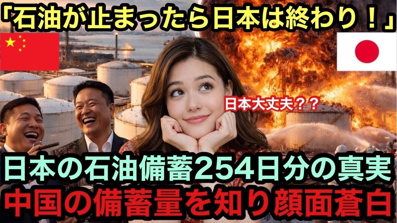 【海外の反応】「石油が止まったら日本なんて3日で終わるｗ」中国人女性が日本の石油備蓄基地を知った瞬間→中国との差に号泣した理由
