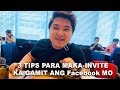 3 TIPS PARA MAKA-INVITE KA GAMIT ANG Facebook MO by Coach Jhapz