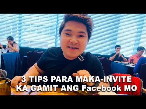 3 TIPS PARA MAKA-INVITE KA GAMIT ANG Facebook MO by Coach Jhapz