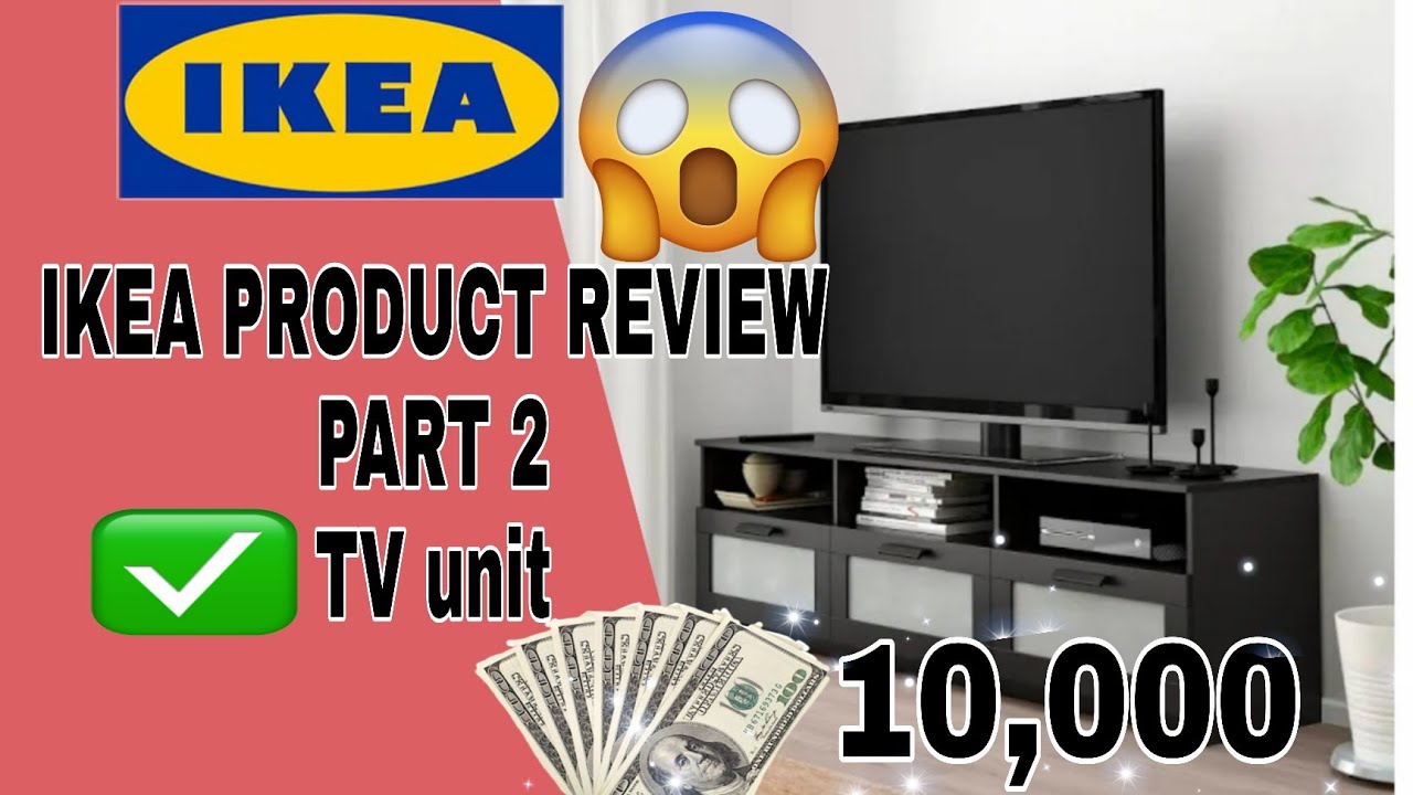 Ikea furniture review. Tv unit black.ikea tvunitdesign 