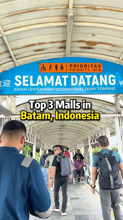 The Top 3 Malls in Batam, Indonesia — which one have you been to? #batam #batamtravel #indonesia