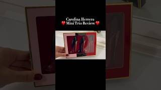 Carolina Herrera Good Girl Review from Mini Trio 💙 #shorts