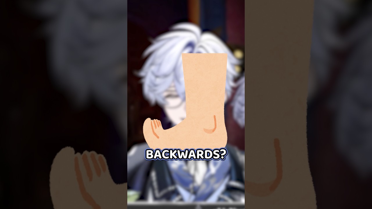 VTuber Has Double Jointed TOES?! #vtuber #feet #shorts