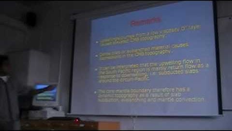 Core-mantle boundary topography presentation
