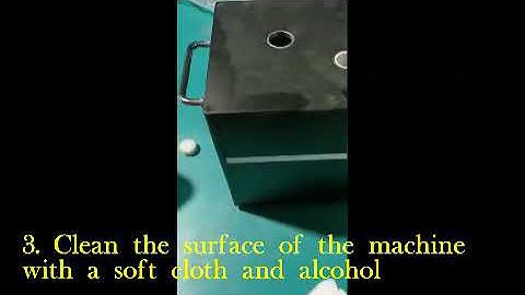 How to Cleaning and maintenance to cold sparkular.