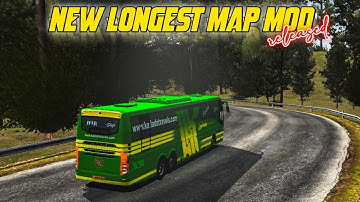 NEW LONGEST MAP MOD 🗾😮| REALISTIC MAP| FULL DETAILED VIDEO