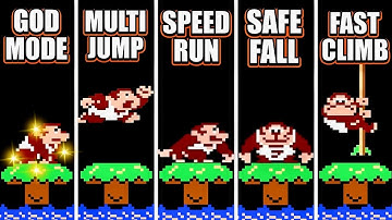 Funny & Amazing Cheat Codes - Donkey Kong Jr. NES