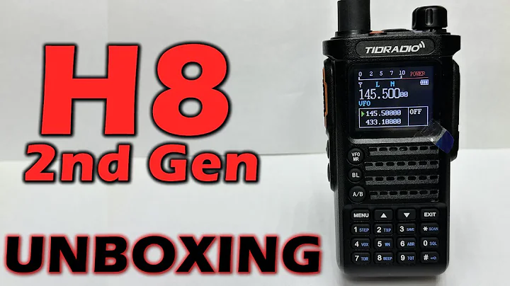 Gen 2 TIDRADIO H8 Unboxing