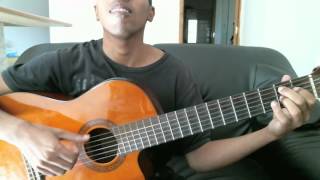 Video thumbnail of "Petit pays - cesaria Evora Guitar Cover"