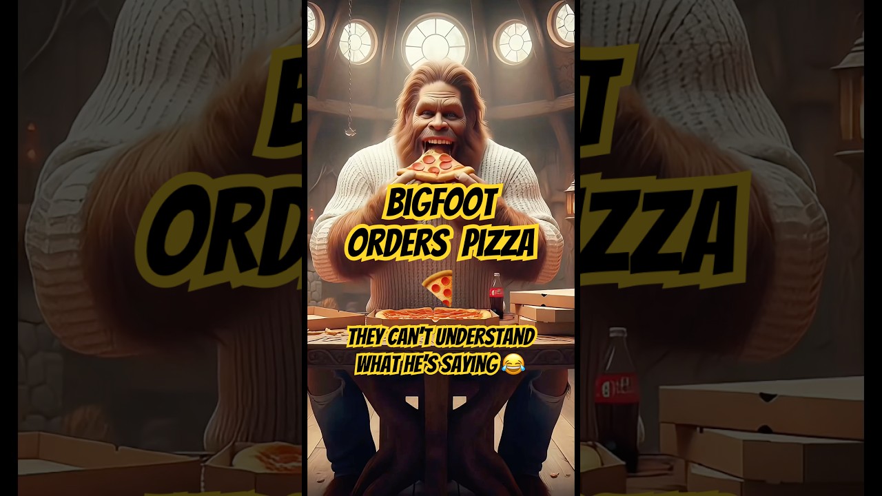 BIGFOOT WALKS INTO A PIZZA SHOP 🍕😂