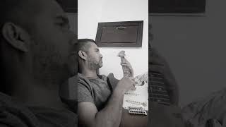 Blues scale improvisation. Beat from amp. #peace #cosmosmysteries #guitar #bluesscale