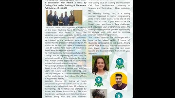 Training & Placement Cell, Guru Jambheshwar University Of Science and Technology (GJUS&T) -Hisar