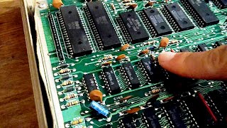 Bad Ram chips inside a Commodore 64 - FIX240923TF