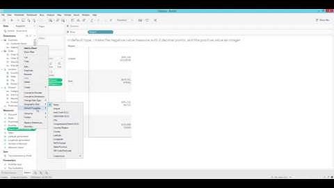 Tableau Tutorial 71: Display Different Data Format Types in Same Column