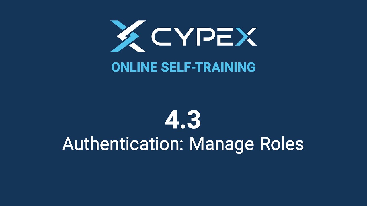 4.3 CYPEX Authentication Section - Manage Roles | CYBERTEC PostgreSQL ...