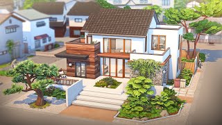 Modern Japanese Family Home 🌳 | The Sims 4 Speed Build