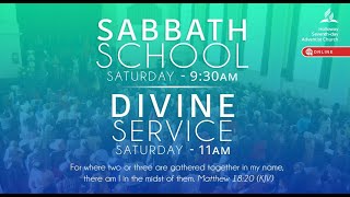 Sabbath 11th May 2024  Morning Service