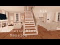 Roblox bloxburg  aesthetic mini mansion 61k  house build