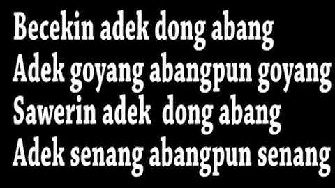 FRIDA ANGELLA - B.A.B(Becekin Adek Bang) Lirik Lagu