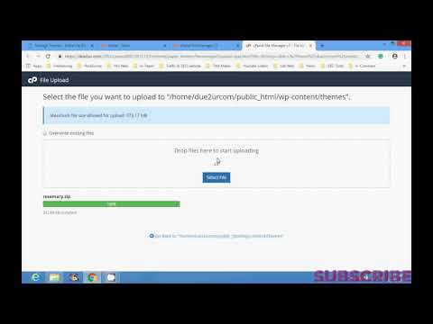 How To Upload Install WordPress Theme From cPanel Manually || How To Manually Upload WordPress Theme