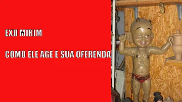 O que Exu Mirim bebe e fuma?